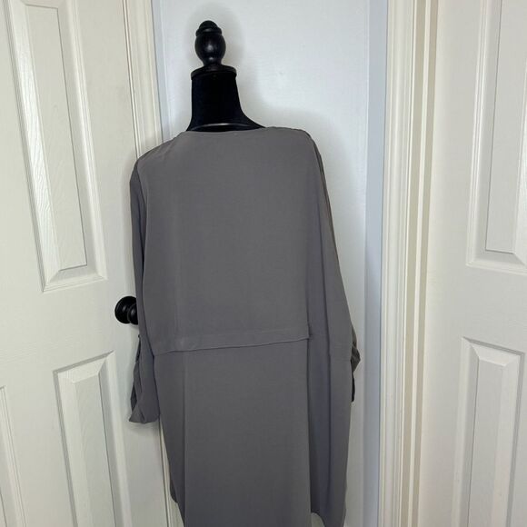 Philosophy — Size 2X - Gray Lightweight Blazer - Picture 3 of 4